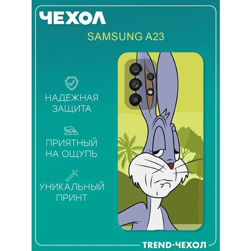 Чехол для телефона Samsung Galaxy A23 c принтом Багз Банни