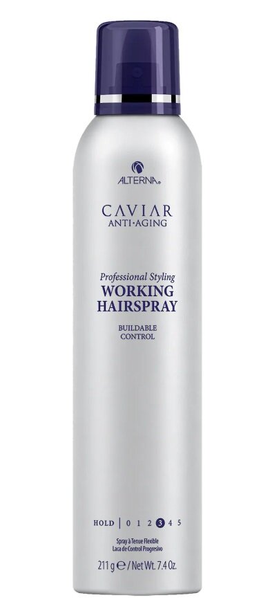 Обзор: Лак подвижной фиксации с антивозрастным уходом Alterna CAVIAR Anti-Aging Professional Styling Working Hairspray 211 г