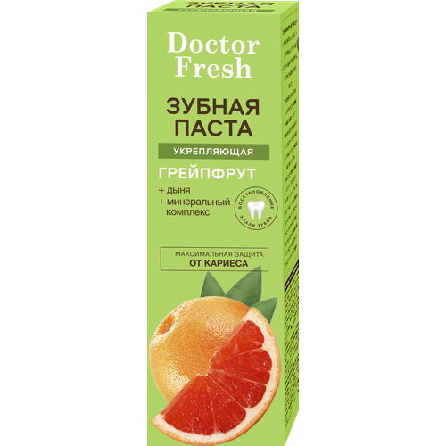 Зубная паста Doctor Fresh Укрепляющая Грейпфрут 75мл