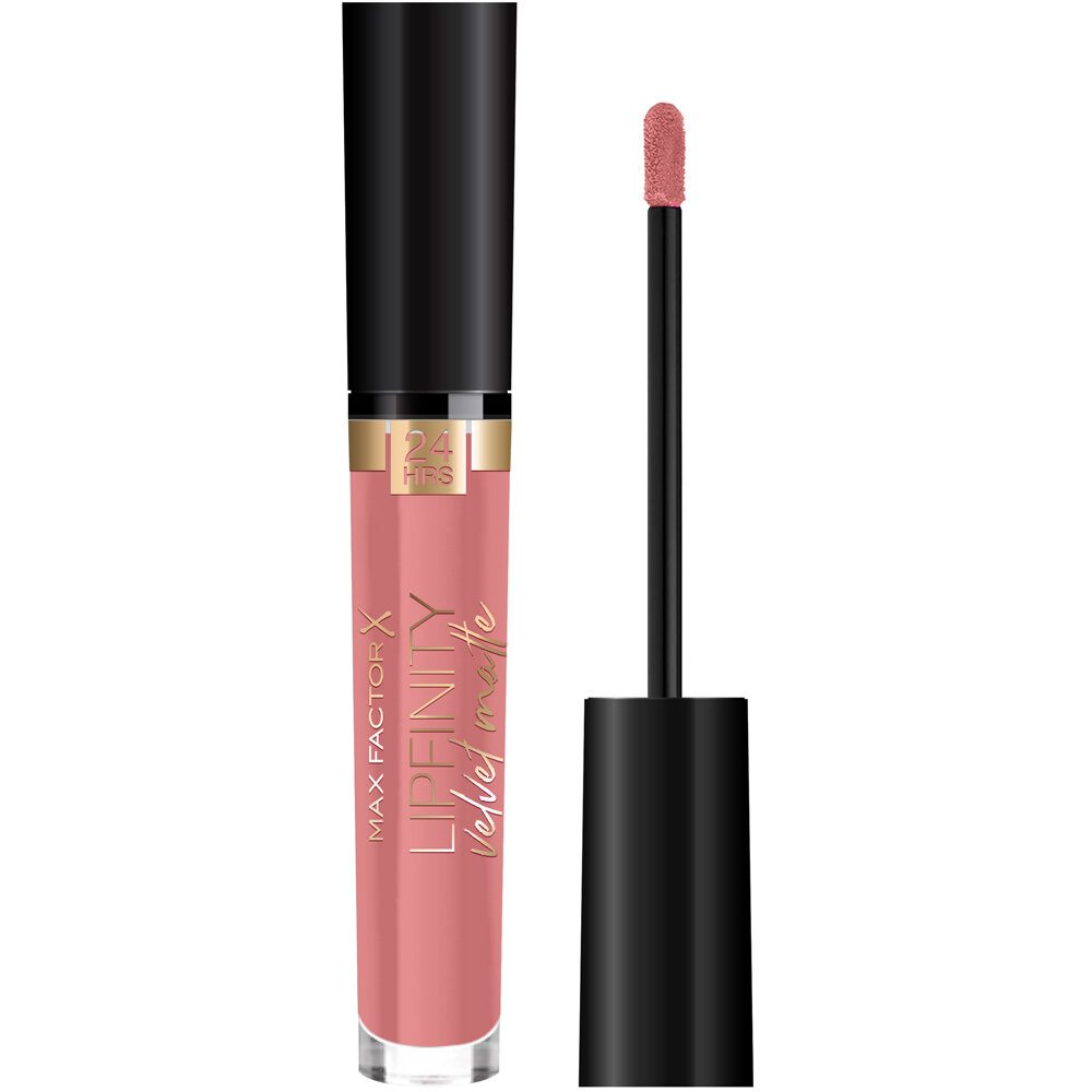 Max Factor жидкая помада для губ Lipfinity Velvet Matte матовая, оттенок 045 posh pink