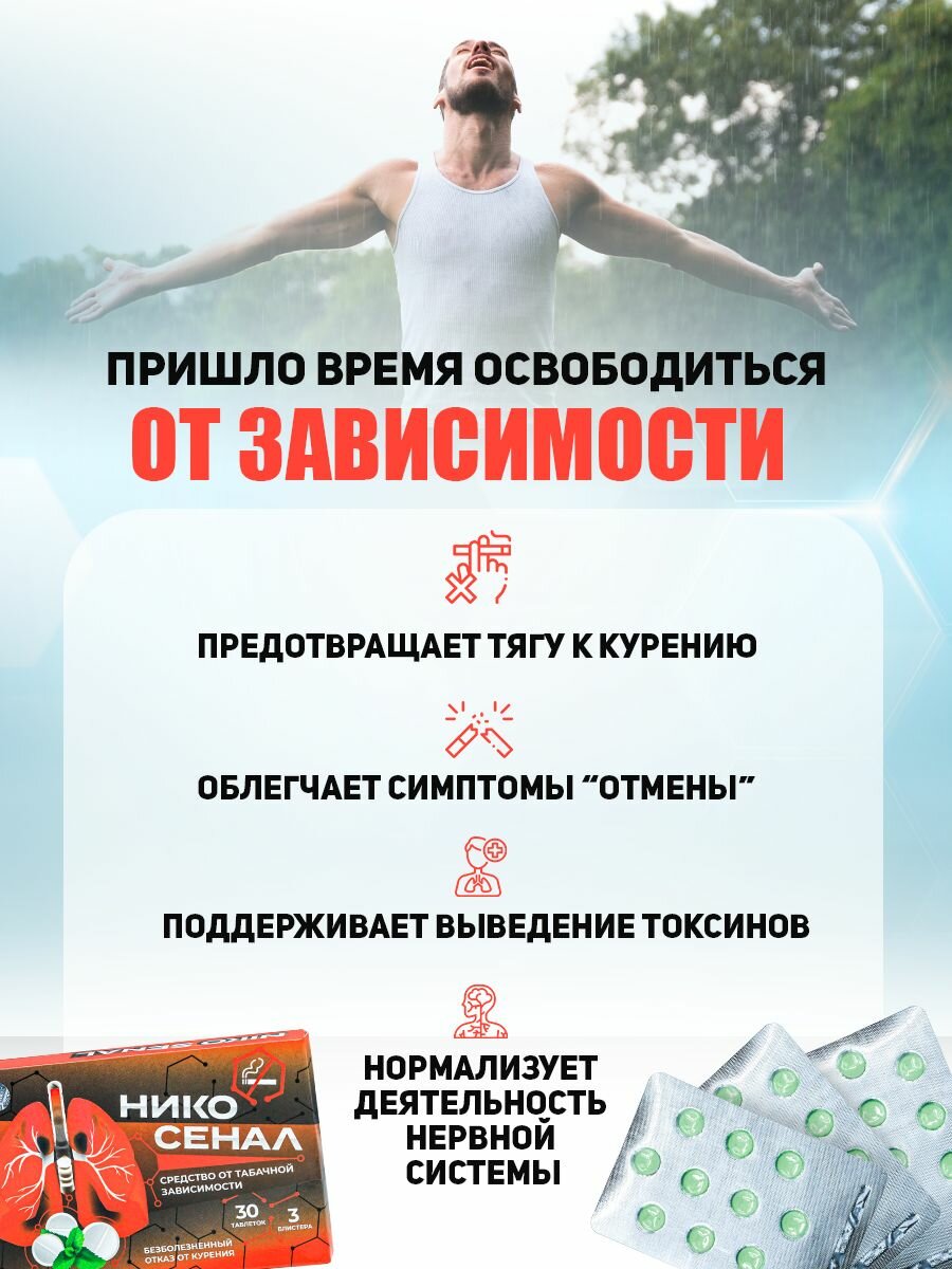 Картинки Средство от табачной зависимости Никосенал 10 таблеток