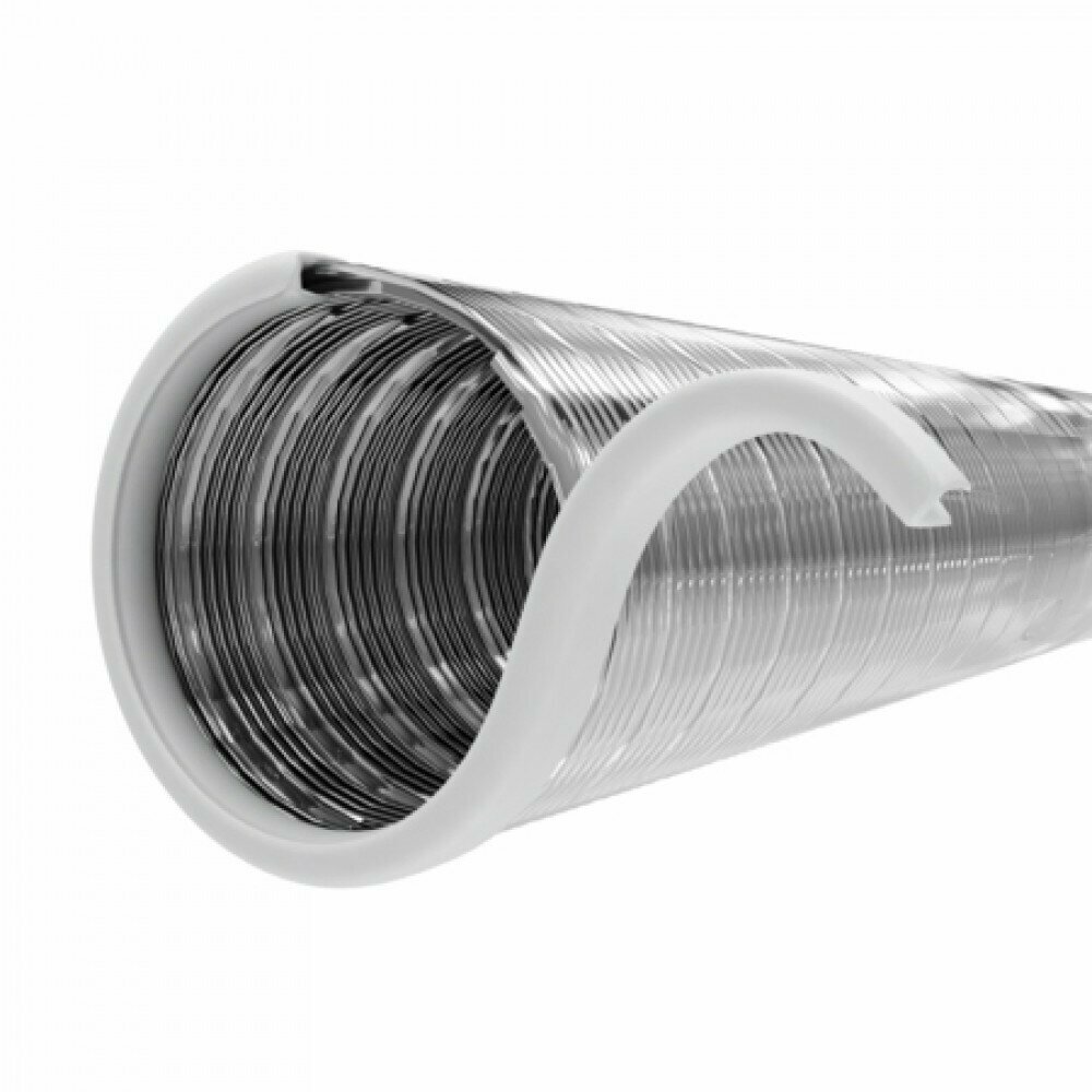 Воздуховод гибкий 110 для вентиляции вытяжки спирально-навивной 11FD1,5 L до 1,5 м