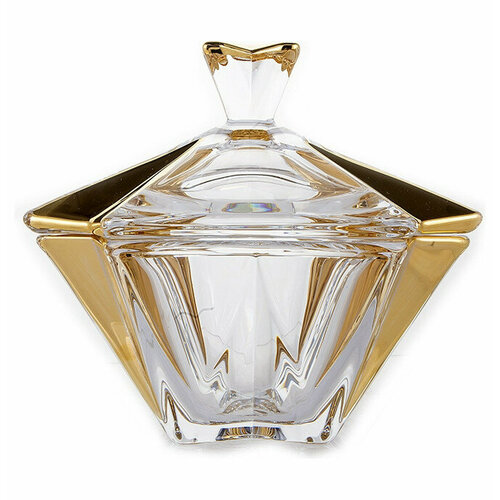 Ваза для конфет 22 см с крышкой UNION GLASS Метрополитэн Матовая 2 252509 6386₽