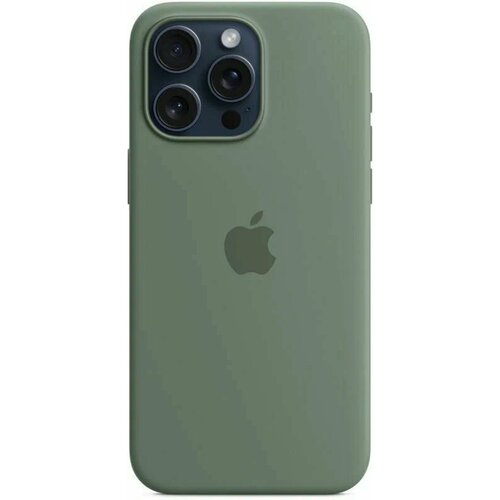 Apple iPhone 15 Pro Max Silicone Case with MagSafe - Cypress (MT1X3)