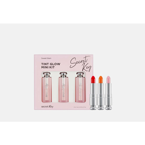 Набор мини-тинтов Secret Key, Sweet Glam Tint Glow Mini Kit 3шт набор тинтов для губ sweet glam tint glow mini 3 1 6г