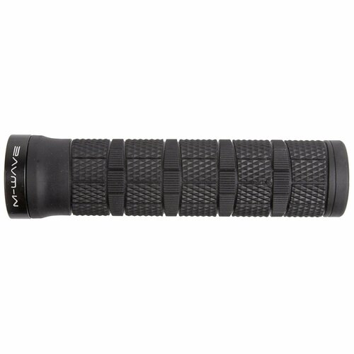 фото Грипсы m-wave 5-410617 2х компонент.130мм резинов. c 1 фикс. эргоном. черные