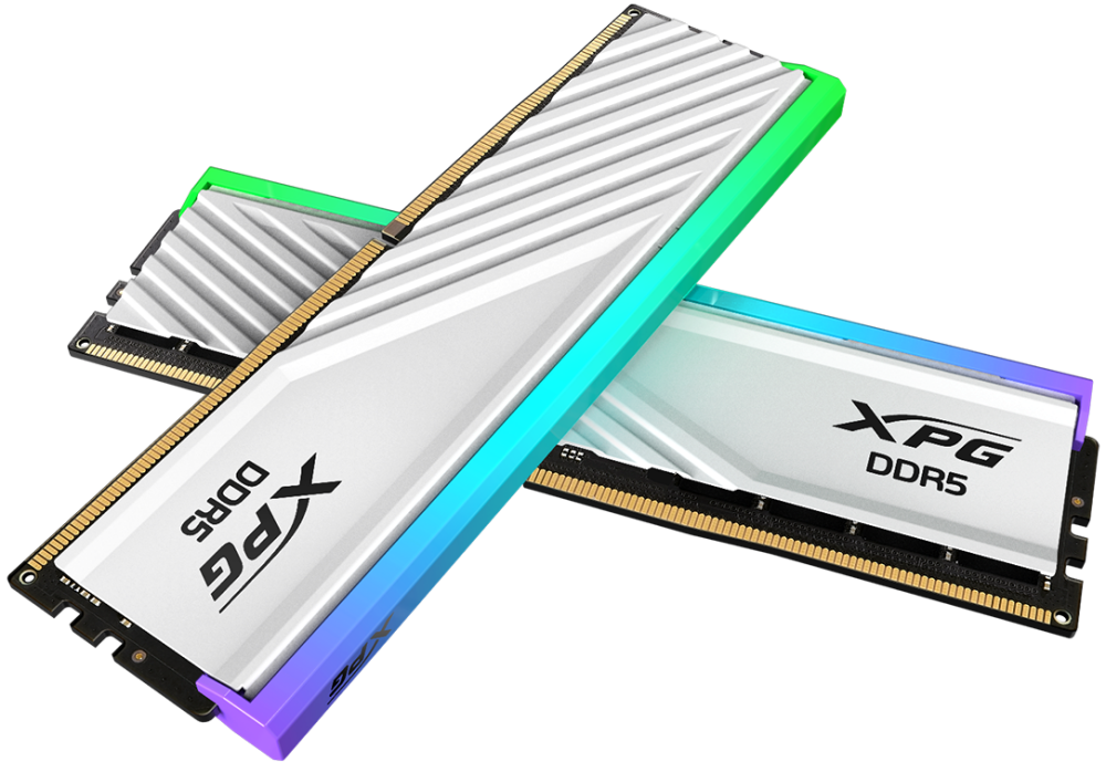 Оперативная память 32Gb DDR5 6000MHz ADATA XPG Lancer Blade RGB White (2x16Gb KIT) (AX5U6000C3016G-DTLABRWH)