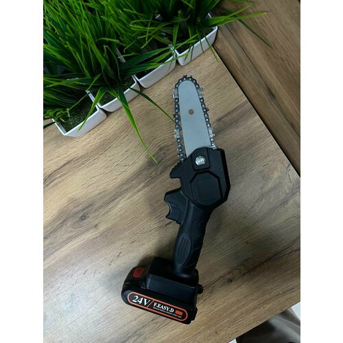 Пила цепная аккумуляторная MINI ELECTRIC CHAINSAW 18v cordless brushless mini chainsaw 6 inch mini pruning saw electric chainsaw body compatible 1830 1840 1850 1860