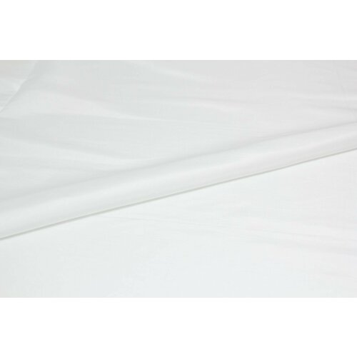 Ткань Тафта однотонная белая, ш148см, 0,5 м