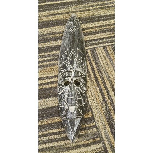 Маска деревянная декоративная настенная, 45/10 см