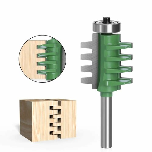 Фреза для шипового соединения с хвостовиком 8 мм. фреза т образной формы с хвостовиком 6 мм и хвостовиком 1 4 дюйма 3 зубца