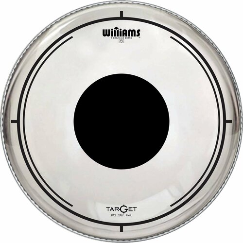 WILLIAMS DT2-7MIL-10 Double Ply Clear Oil Target Dot Series 10' 7-MIL двухслойный пластик для тома прозрачный