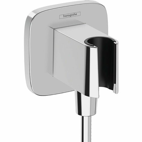 Шланговое подключение Hansgrohe FixFit Q Хром (26887000) шланговое подсоединение hansgrohe fixfit q 26887000