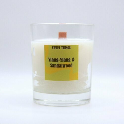 Свеча ароматическая SweetThings Иланг-Иланг и сандал, 200мл