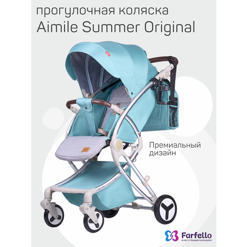 Прогулочная коляска Aimile Summer Original, мятный