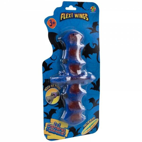 Игрушка 1Toy Flexi Wings 2-в-1 Дракон Супертянучка + слэп-браслет, арт. Т24571