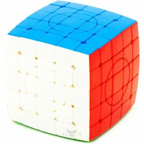 sengso q platypus без наклеек shengshou колонна куб волшебный образовательная игрушка идея подарка необычная форма большие кубики Необычный Кубик Рубика ShengShou 5x5 Crazy Cube v2 / Развивающая игра головоломка