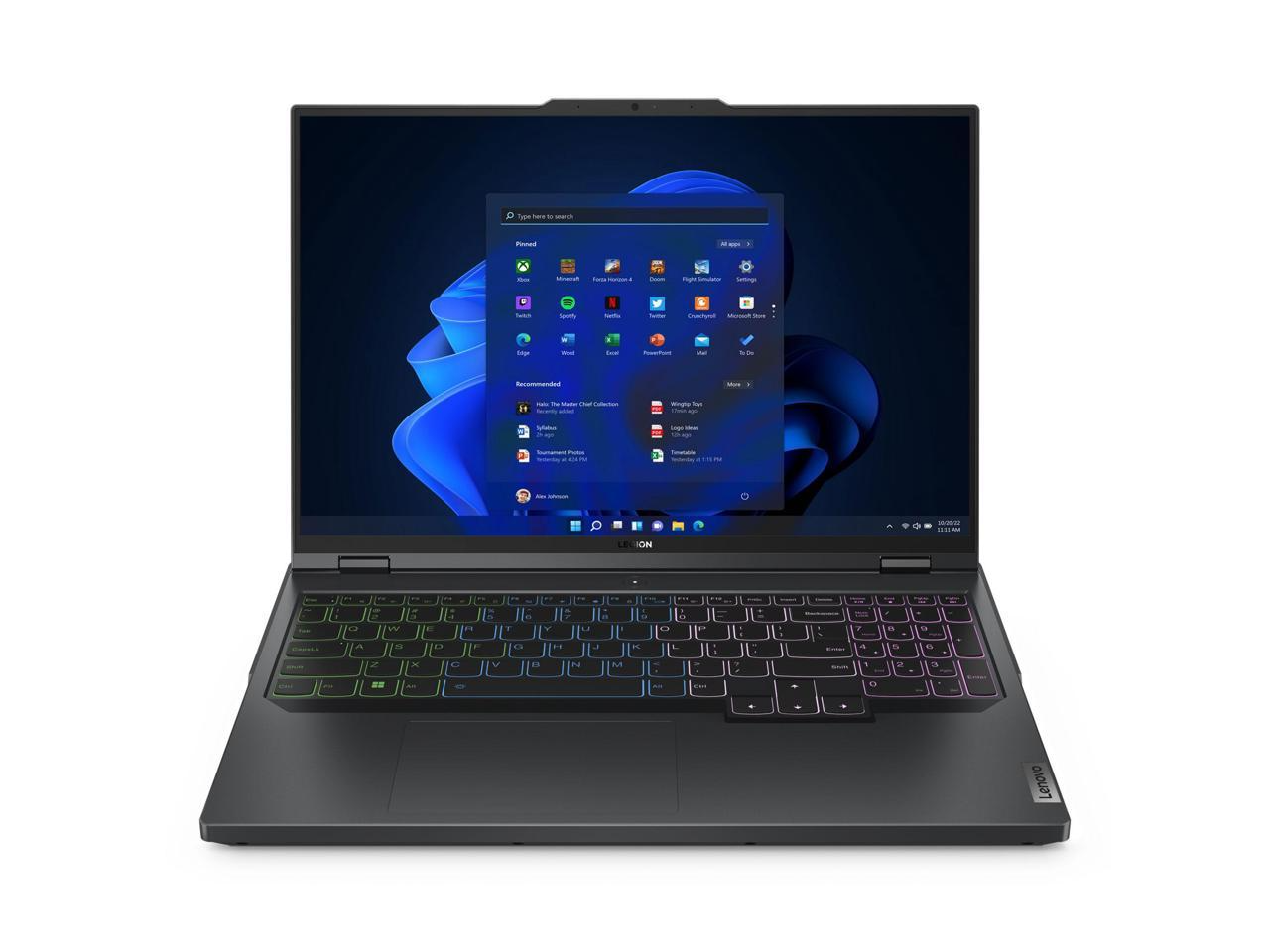 Ноутбук Lenovo Legion 5 Pro Gen 8 (Intel Core i7 13700HX 2.1GHz/ 16"/2560x1600 165Hz/ 16GB DDR5/ 512GB SSD/ RTX 4060 8GB 140W/ Win 11 Home) 82WK0048US