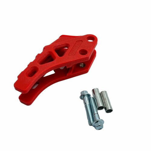 Успокоитель цепи (ловушка) для питбайка пластиковая универсальная SM-PARTS красная