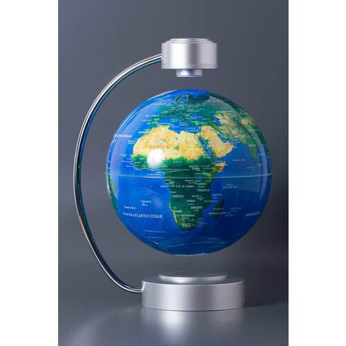 Парящий левитирующий светящийся глобус D20 см с физической картой 6990₽