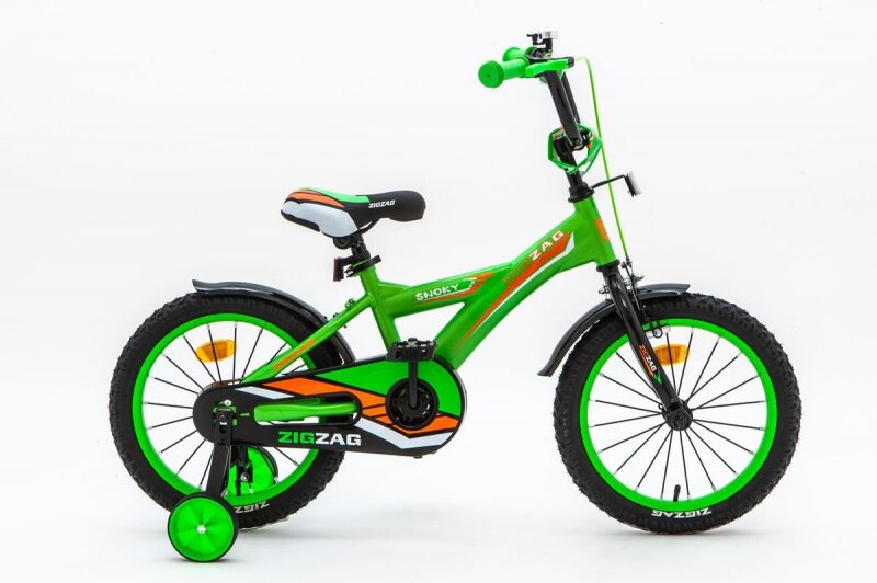 Велосипед 16 ZIGZAG SNOKY зеленый 2024