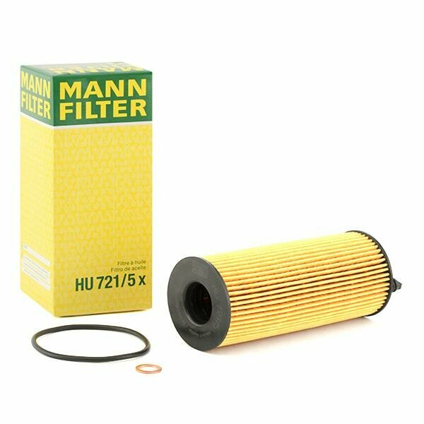 Фильтр масляный для БМВ Е71 2007-2014 год выпуска (BMW E71) MANN-FILTER HU 721/5 X