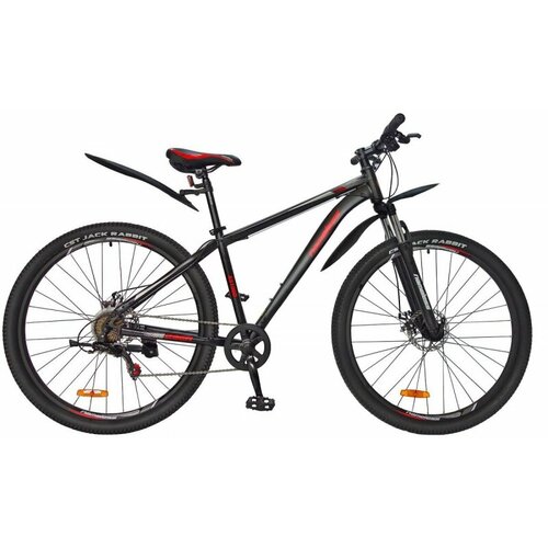 Велосипед 29 NAMELESS S9100D (DISK) (7-ск.) Черный матовый/красный (рама 17) 2024г