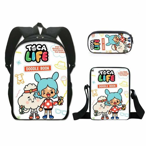 Рюкзак детский Toca Boka 3 в 1 (Рюкзак, пенал, сумка) Цвет 3