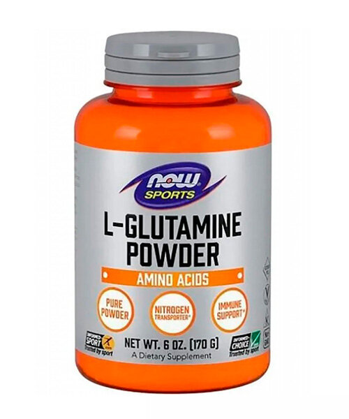 Л-Глютамин L-Glutamine NOW 5000 mg, порошок 170 гр. ()