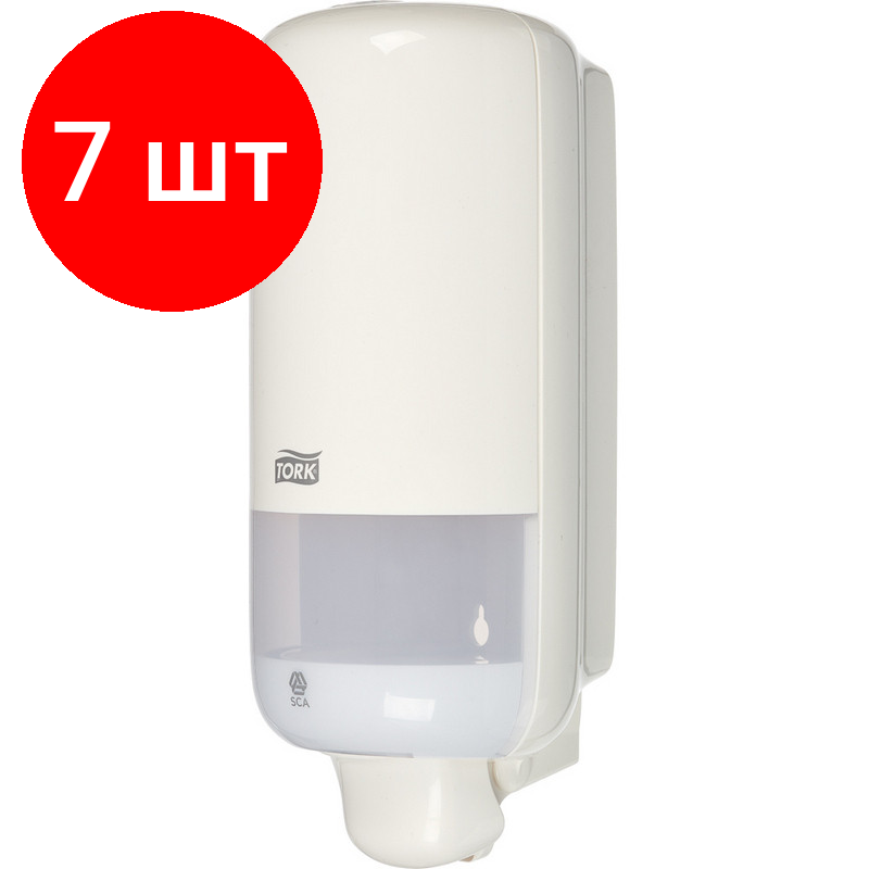 Комплект 7 штук, Дозатор для мыла-пены Tork Elevation 1л S4 561500