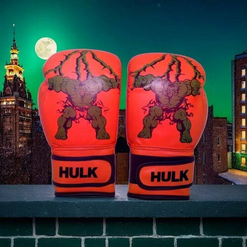 Перчатки боксерские HULK red (детские, 3-10 лет) 6 Oz