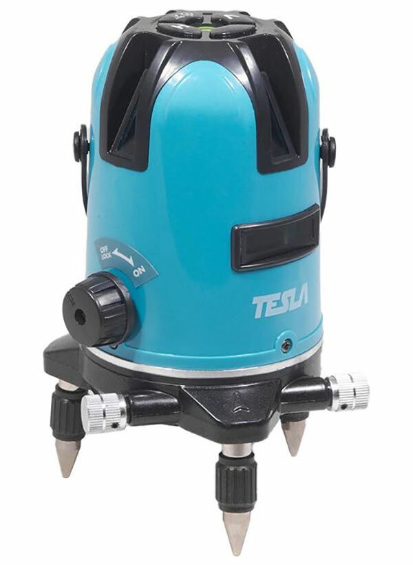 Лазерный уровень Tesla UR10A линейный крест 10м ±0.3мм/м красный луч