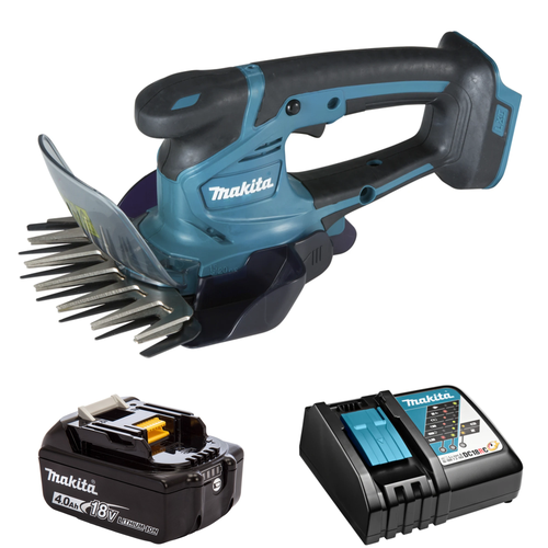 Аккумуляторные ножницы для травы Makita DUM604Z-RM (18V, Li-Ion) (1х4Ач, з/у) аккумуляторные ножницы для травы makita lxt 18в bl1815n dum111syx