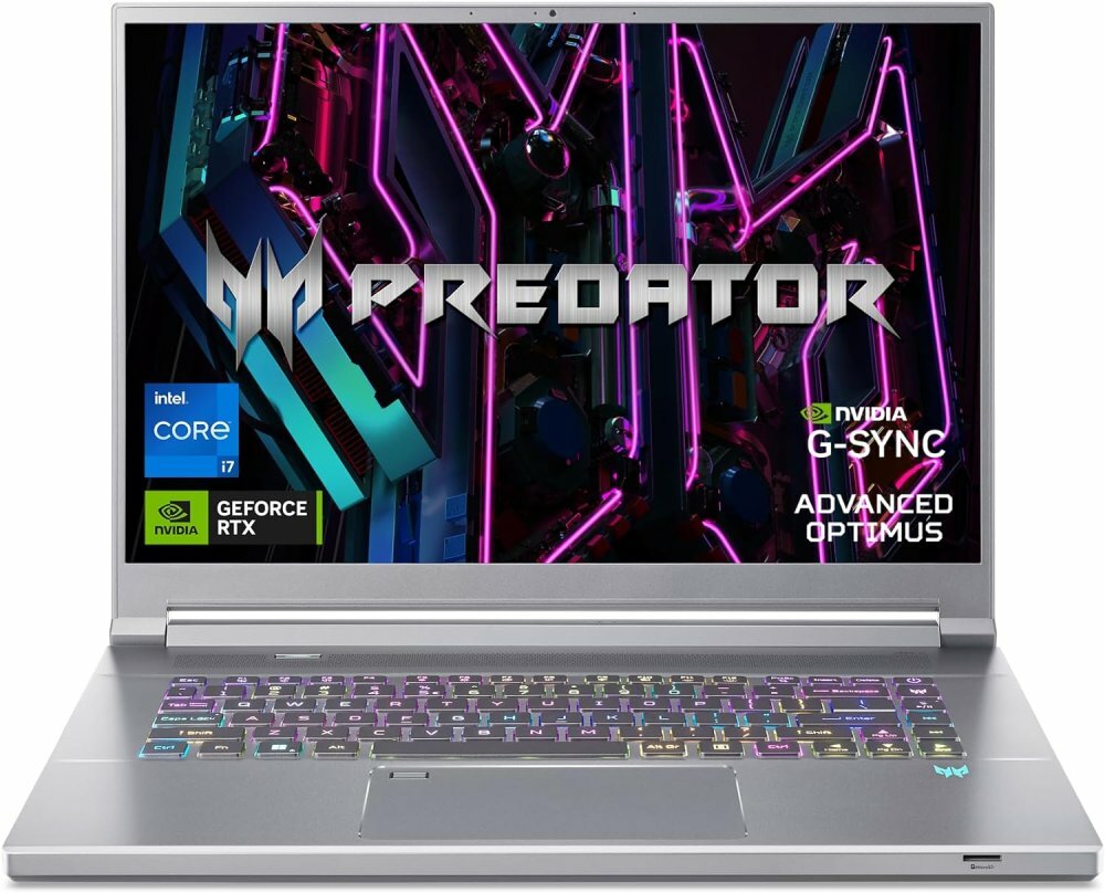 Ноутбук Acer Predator Triton 16 PT16-51-76XZ (Intel Core i7 13700H 2.4GHz/16"/2560x1600/16GB/1TB SSD/NVIDIA GeForce RTX 4070 8GB/Win 11)