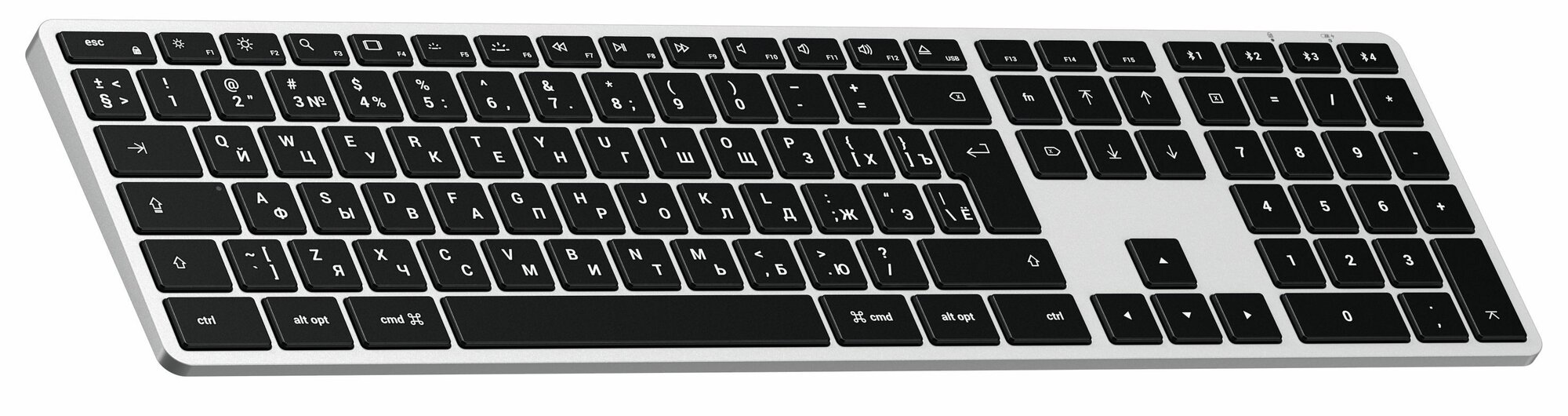 Клавиатура Satechi ST-BTSX3M-RU Bluetooth Keyboard-RU (Russian) - фото №18