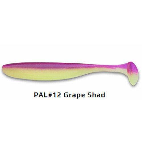 Приманка силиконовая KEITECH Easy Shiner 4 PAL#12 (Grape Shad)