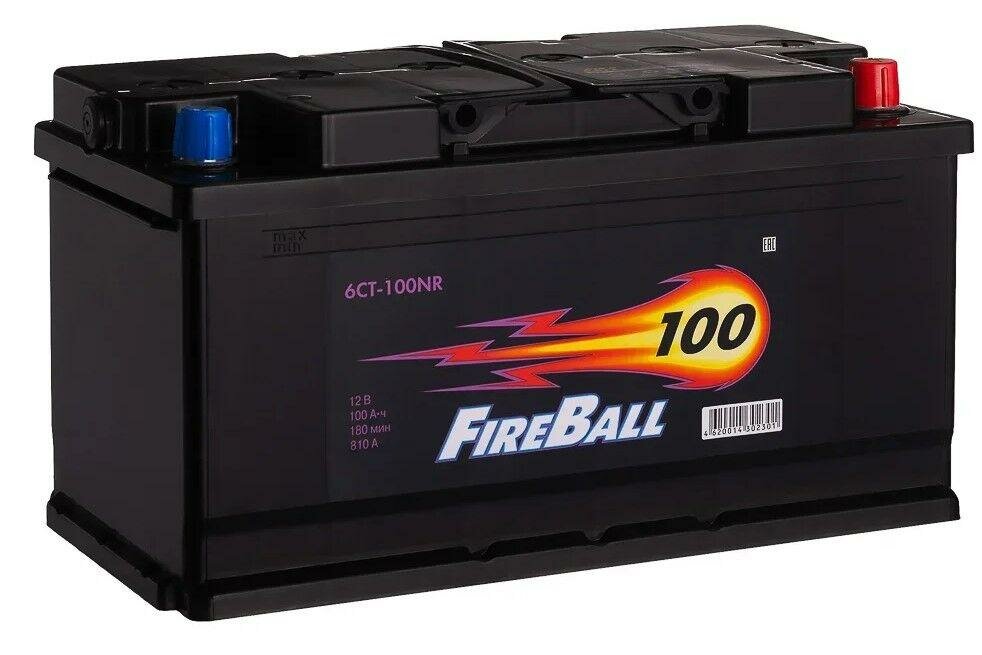 Аккумулятор FIRE BALL 100Ач обратная полярность 600120020