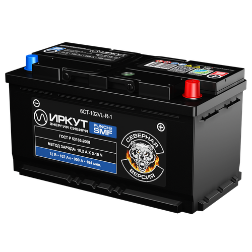 Аккумулятор иркут 102Ач обратная полярность UHD-LB5EU