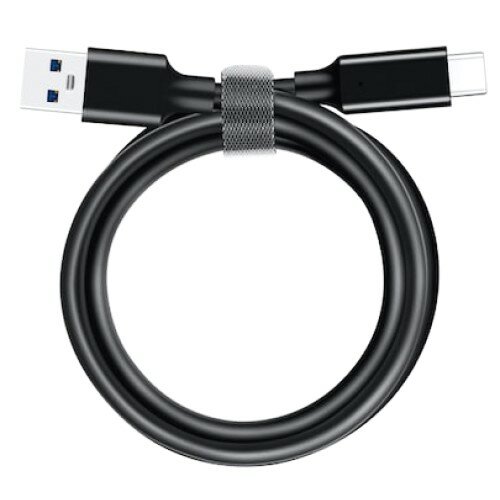 Кабель USB3.2 Cm-Am KS-845B-1 SuperSpeed, 3A - 1 метр, чёрный