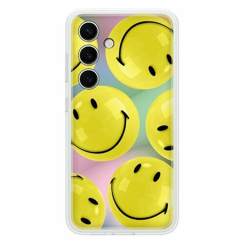 Чехол (клип-кейс) Samsung Flipsuit Case S24+, для Samsung Galaxy S24+, желтый/прозрачный [ef-ms926cyegru]