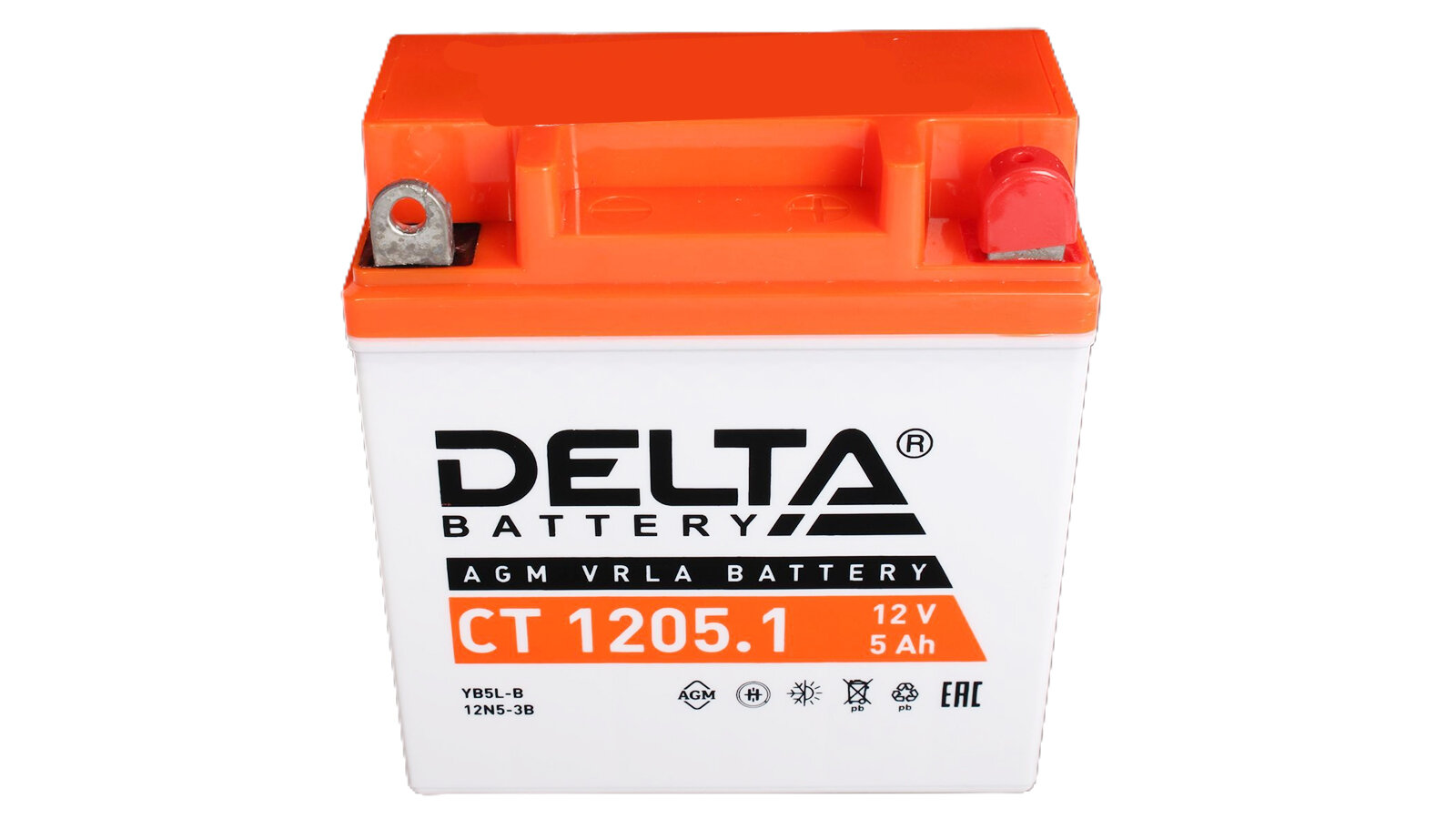 Аккумуляторная батарея DELTA 1205.1 12N5L-BS 6СТ5