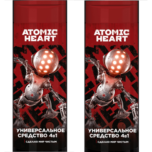 Средство универсальное Atomic Heart 4в1 для мужчин, 400 мл, 2 шт