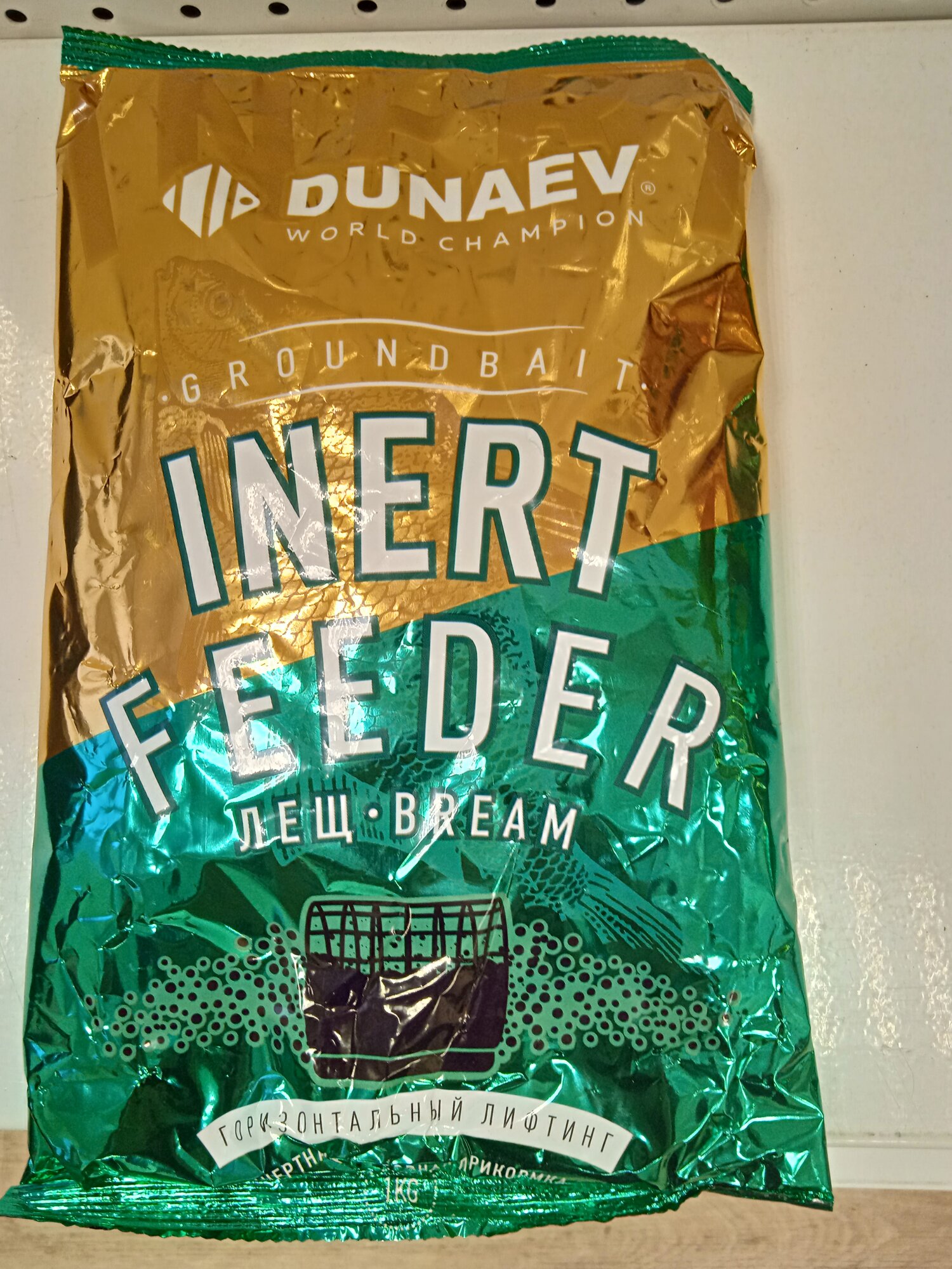Прикормка для ловли леща "Dunaev Inert Feeder", 1 кг Инерт Фидер лещ — фото 1