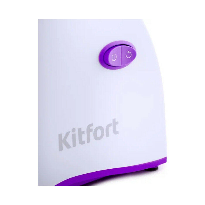 Мясорубка KitFort , белый / фиолетовый - фото №12