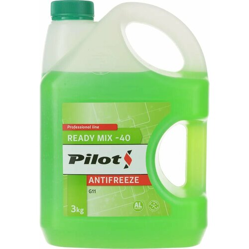 Антифриз PILOTS 3223 Green Line -40 зеленый 3 л 438₽