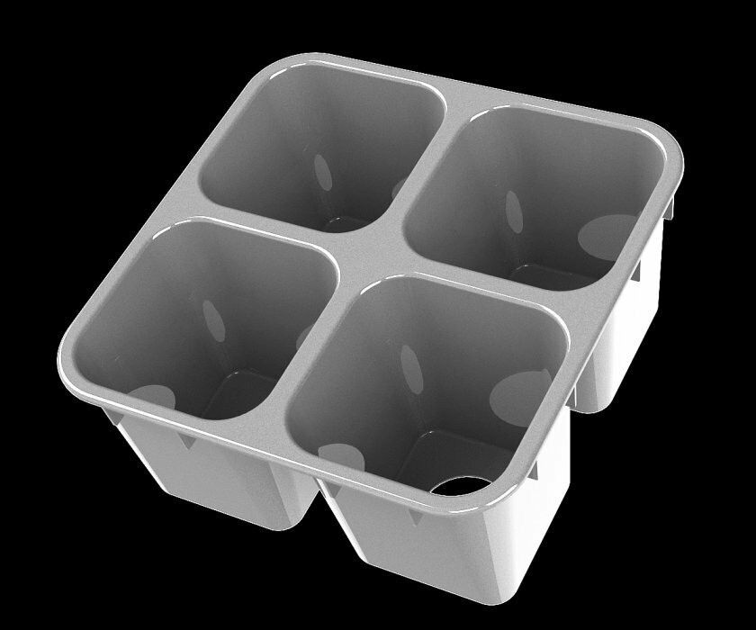 Набор кассет для рассады 06 л.(10 шт.)