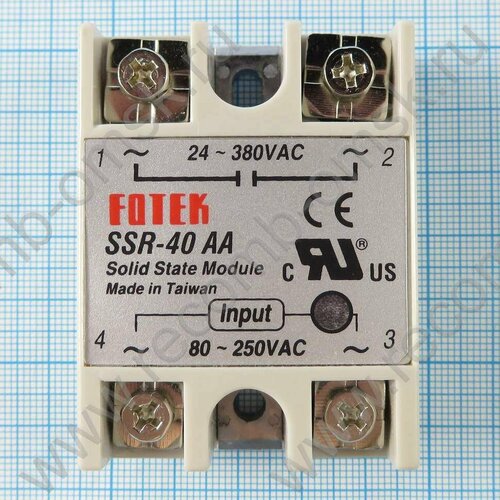 SSR-40AA - однофазное твердотельное реле solid state relay ssr 10aa 25aa 40aa 10a 25a 40a actually 80 250v ac to 24 380v ac ssr 10aa 25aa 40aa relay solid state