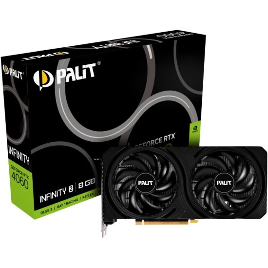 Видеокарта Palit GeForce RTX 4060 INFINITY 2 8G