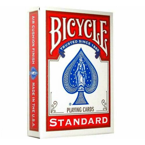 игральные карты hoyle standard синий хойл стандарт Игральные карты Bicycle Standard пластиковые красные