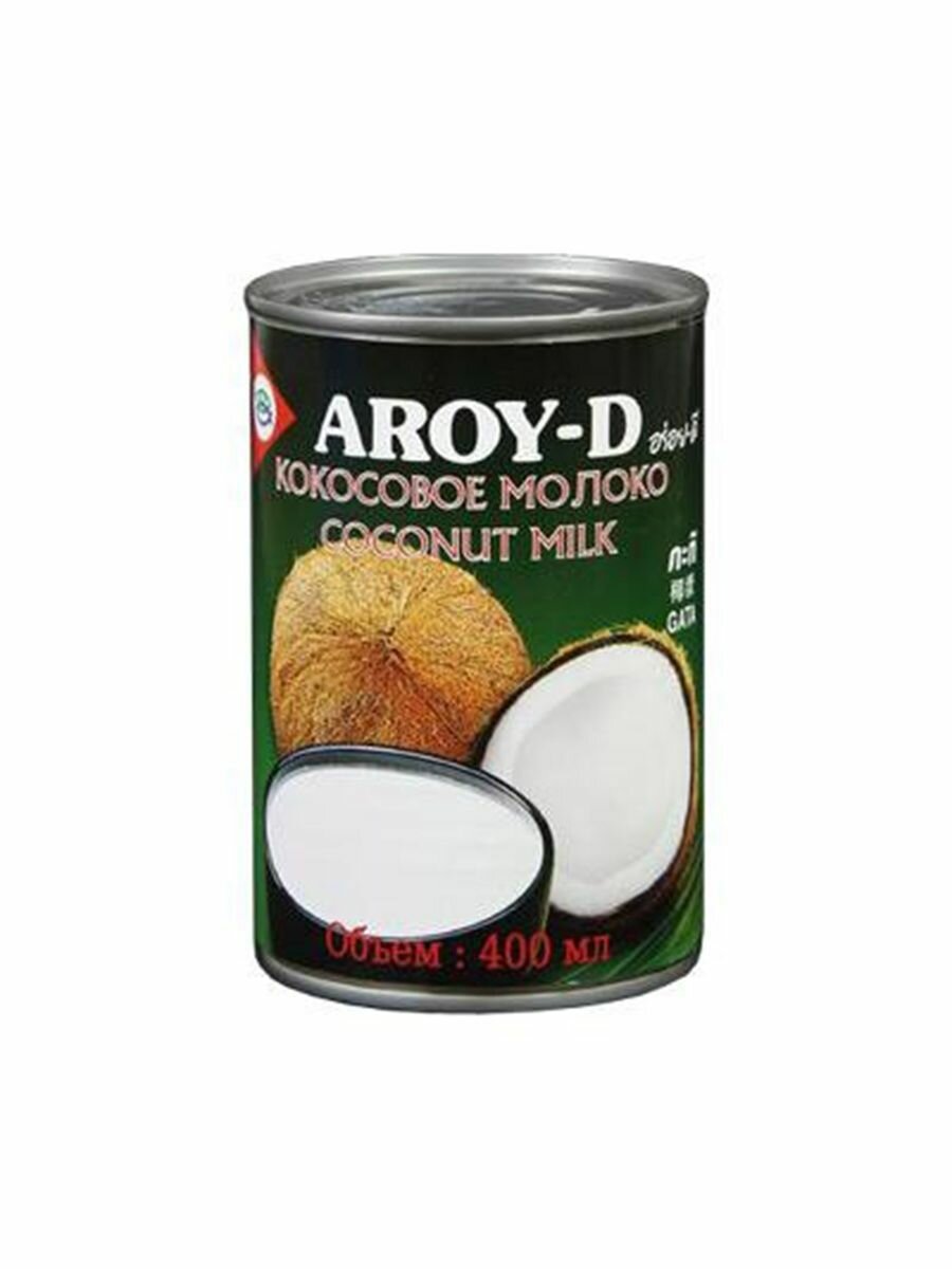 Молоко кокосовое Coconut Milk Aroy D 400, ЭксИм Пасифик